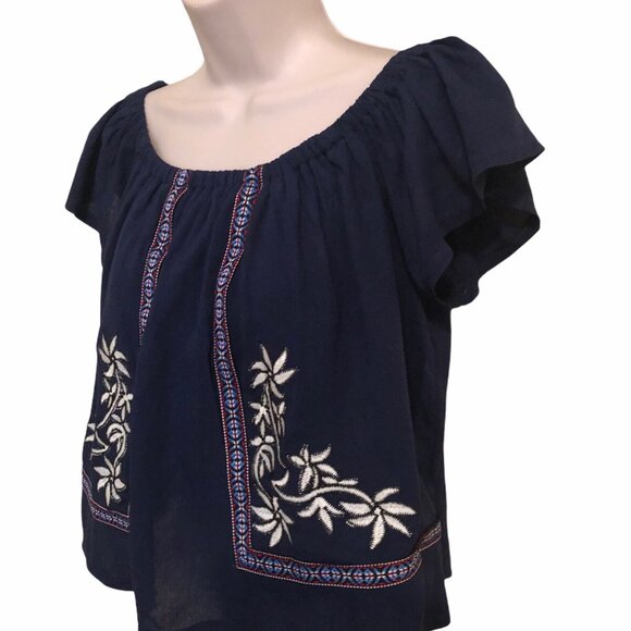 Romeo & Juliet Couture Tops - Embroidered off the shoulder top